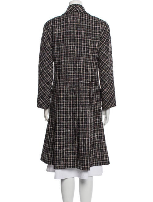 Chanel 2018 Plaid Print Peacoat