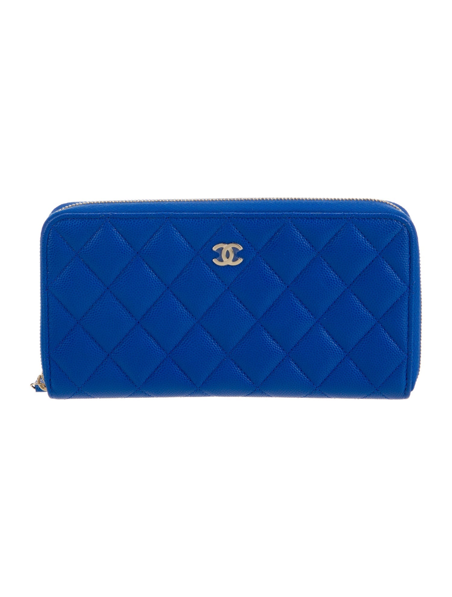 Chanel 2022 Interlocking CC Logo Continental Wallet