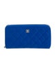 Chanel 2022 Interlocking CC Logo Continental Wallet