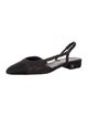 Chanel 2019 Interlocking CC Logo Slingback Flats