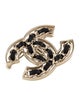 Chanel Leather CC Brooch
