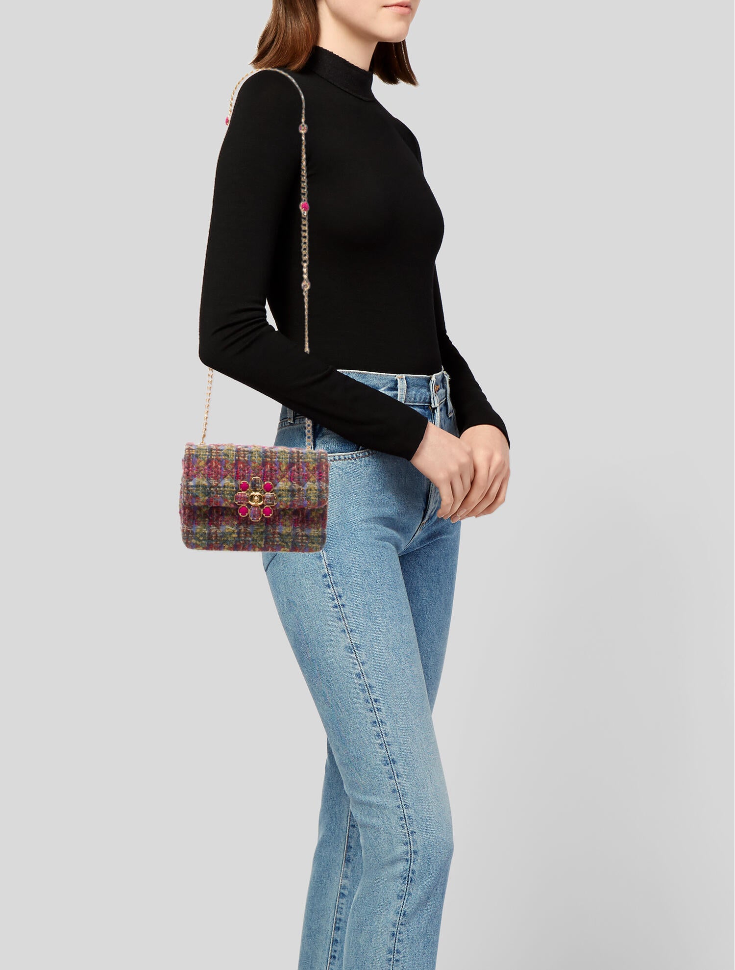 Chanel Small Tweed Flap Bag w/Tags