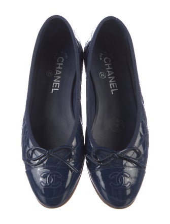 Chanel 2016 Interlocking CC Logo Ballet Flats