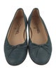 Chanel Interlocking CC Logo Suede Ballet Flats