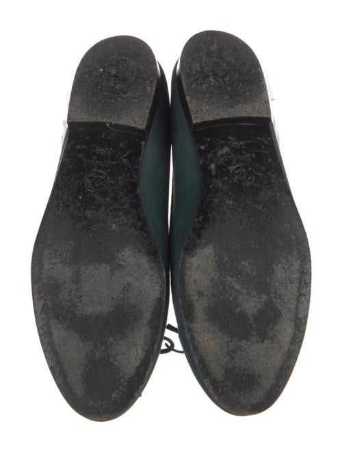 Chanel Interlocking CC Logo Suede Ballet Flats