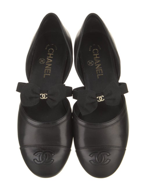 Chanel 2025 Interlocking CC Logo D'Orsay Flats