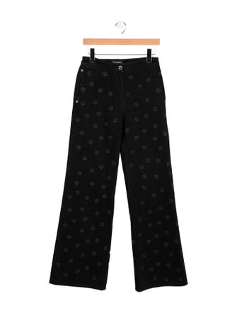 Chanel 2023 Wide Leg Jeans