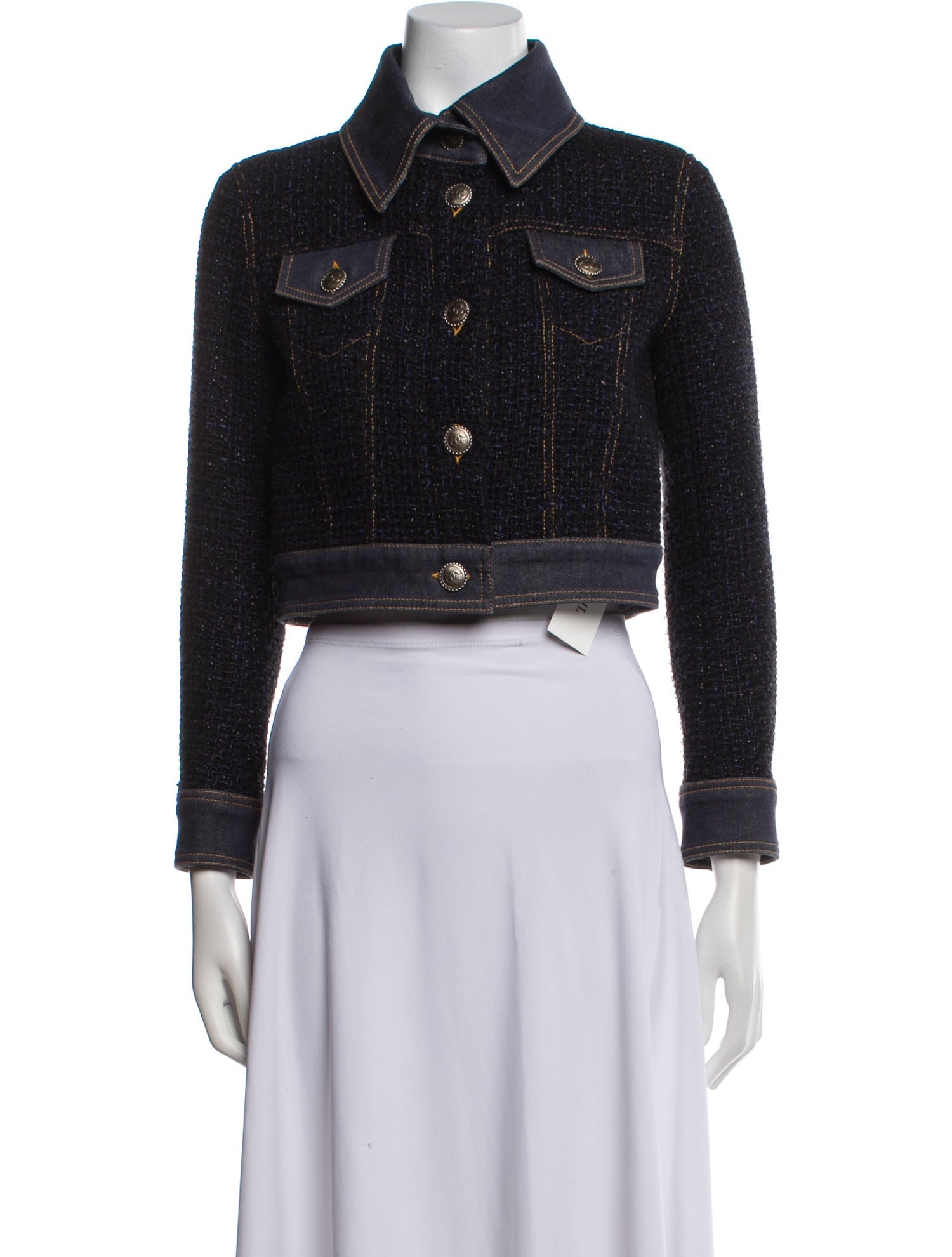 Chanel 2018 Tweed Denim Jacket