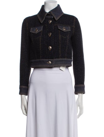 Chanel 2018 Tweed Denim Jacket