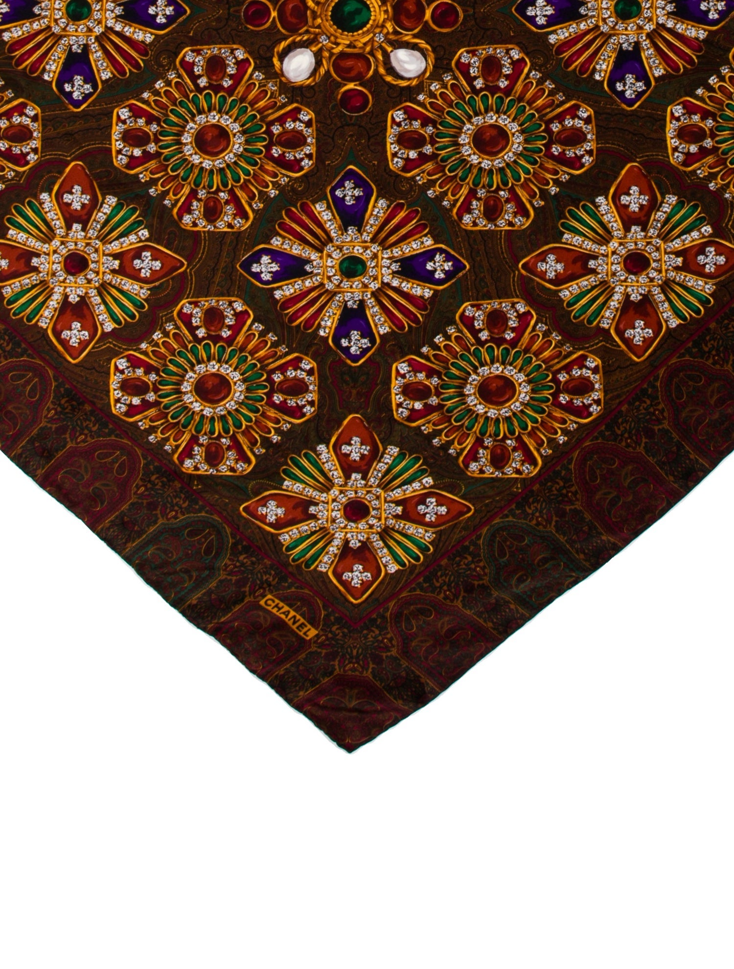 Chanel Silk Vintage Scarf