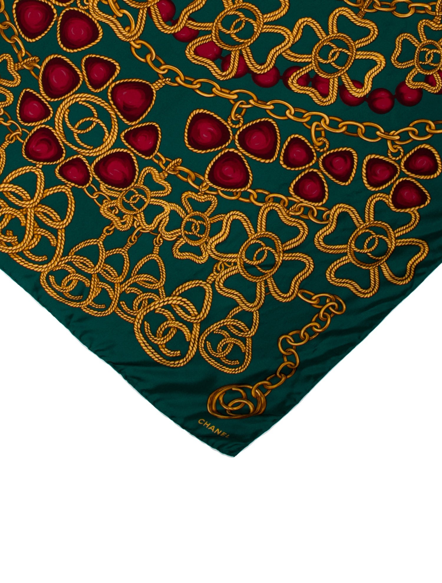 Chanel Silk Vintage Scarf