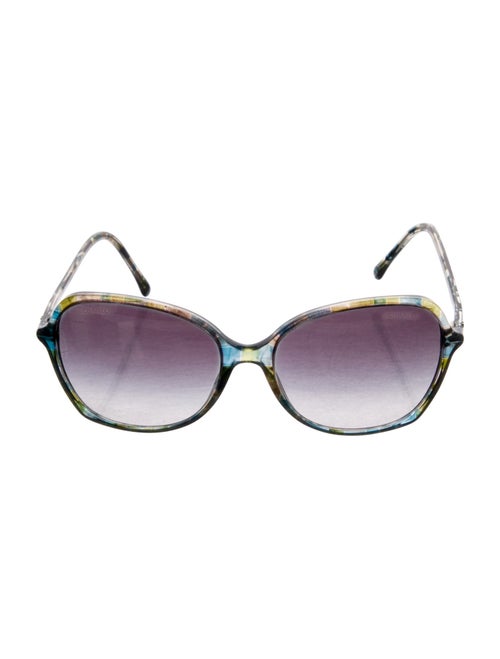 Chanel Interlocking CC Logo Oversize Sunglasses