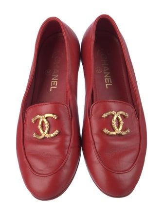 Chanel 2020 Interlocking CC Logo Loafers