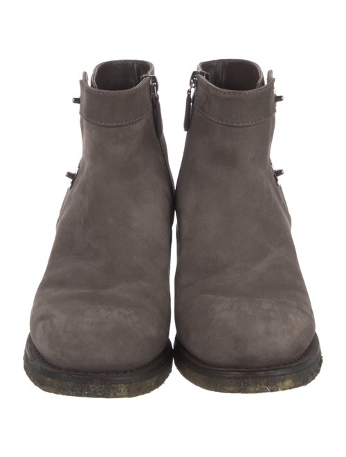 Chanel 2015 Interlocking CC Logo Moto Boots