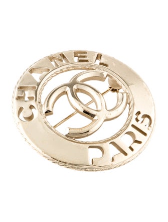 Chanel CC Paris Brooch
