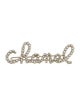 Chanel Crystal Logo Hair Clip