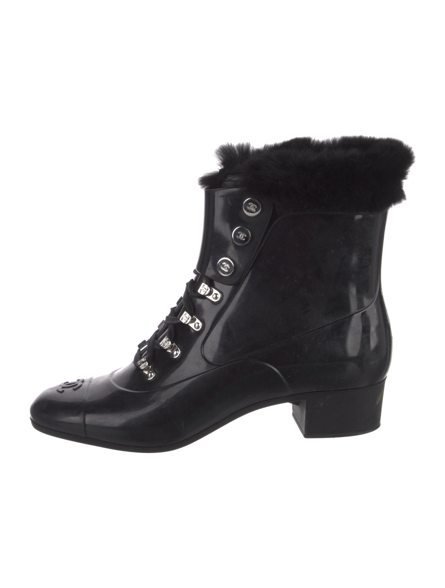 Chanel Vintage 2008 Rain Boots