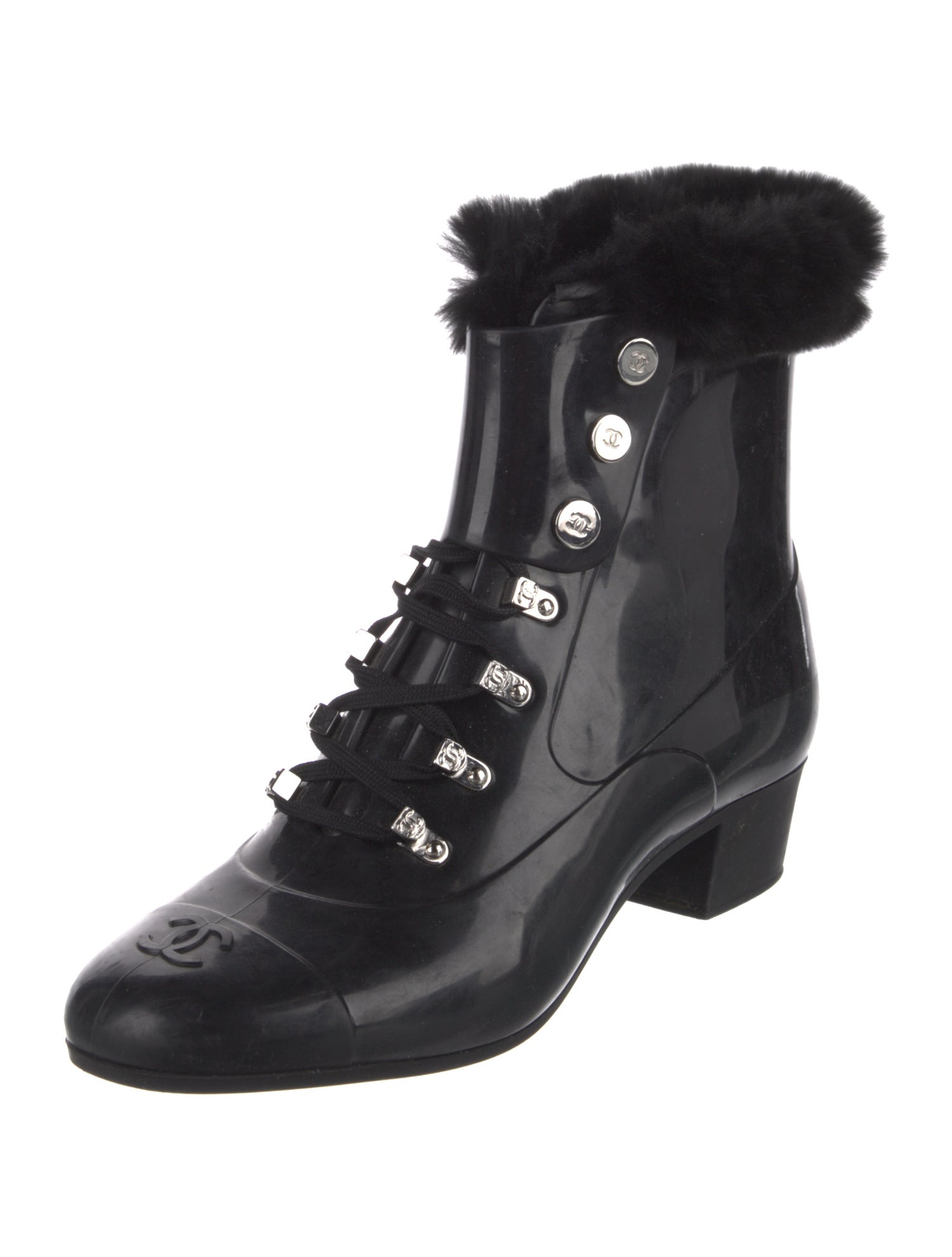 Chanel Vintage 2008 Rain Boots