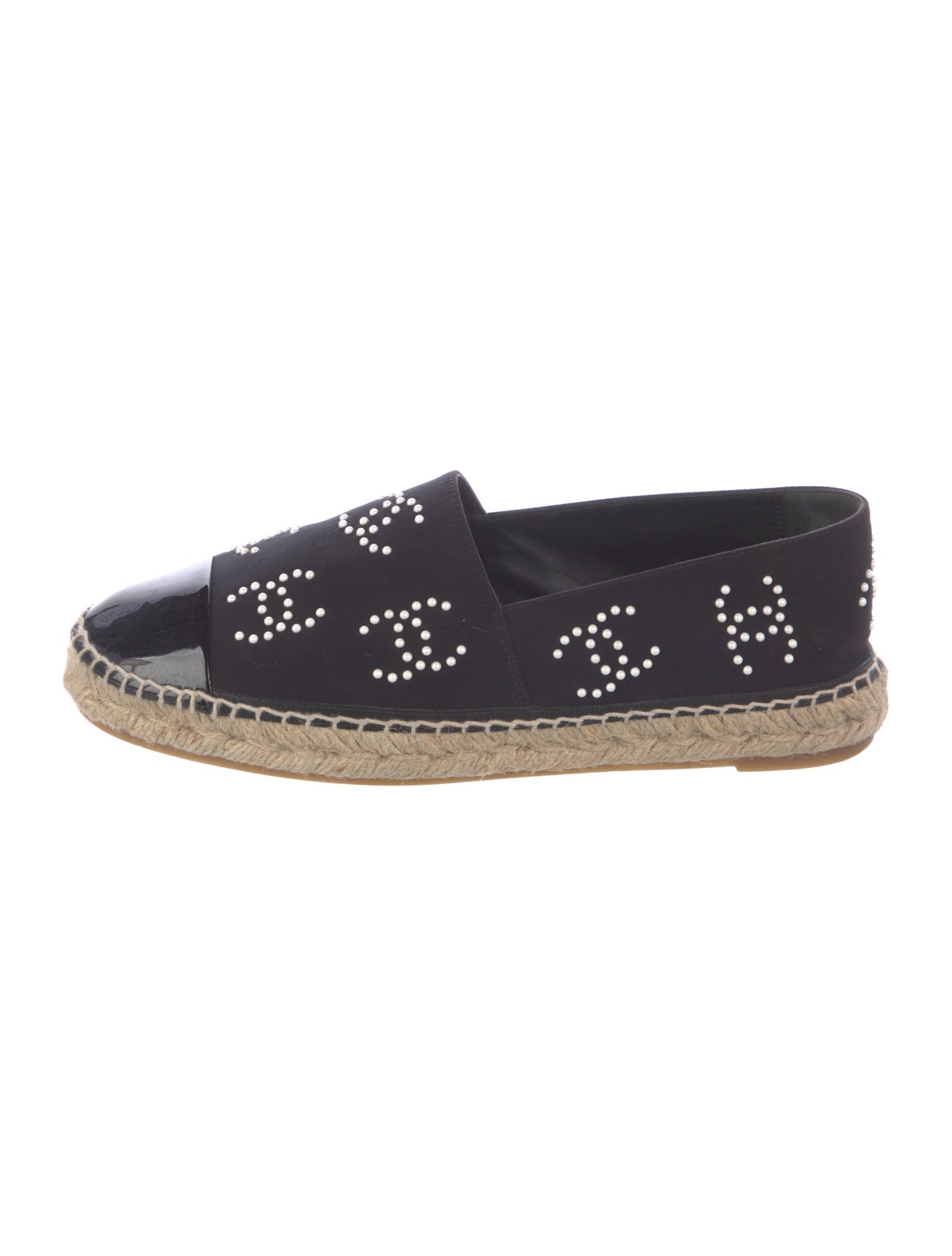 Chanel 2023 Interlocking CC Logo Espadrilles