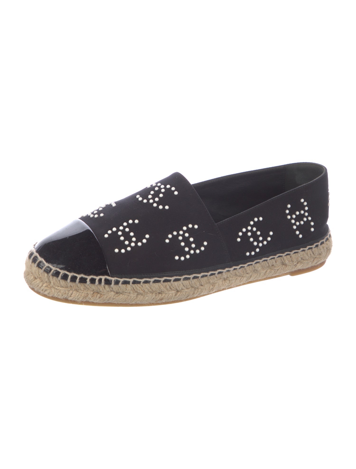 Chanel 2023 Interlocking CC Logo Espadrilles