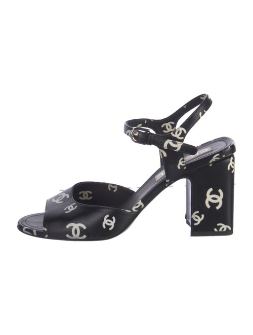 Chanel 2022 Interlocking CC Logo Sandals