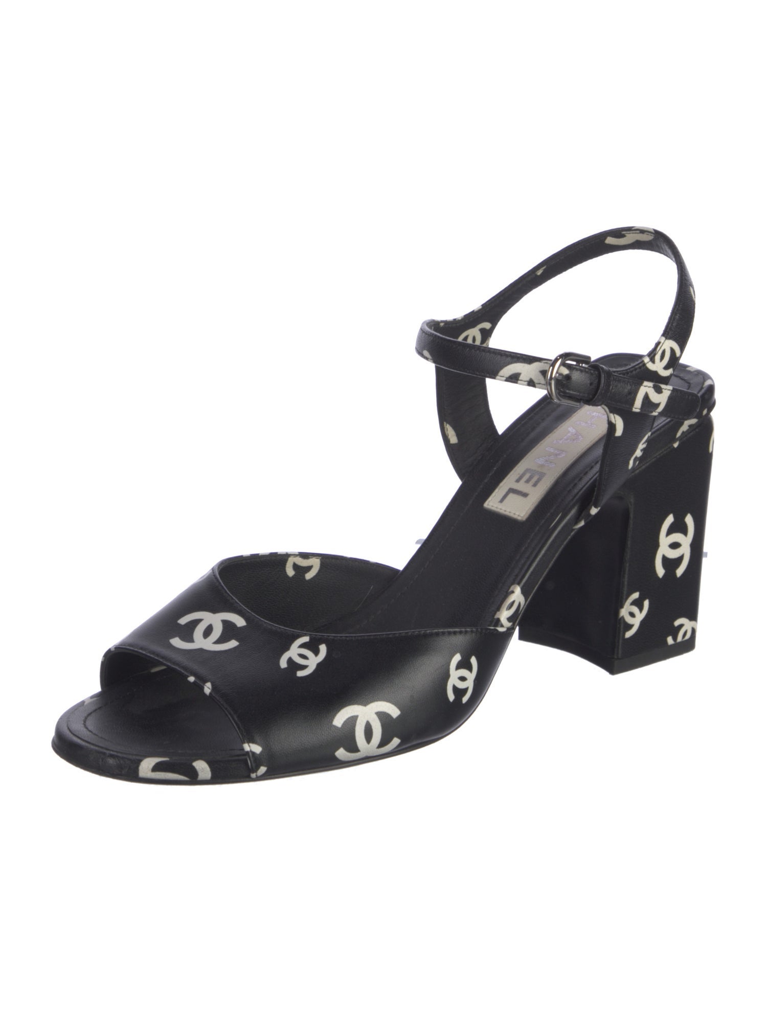 Chanel 2022 Interlocking CC Logo Sandals