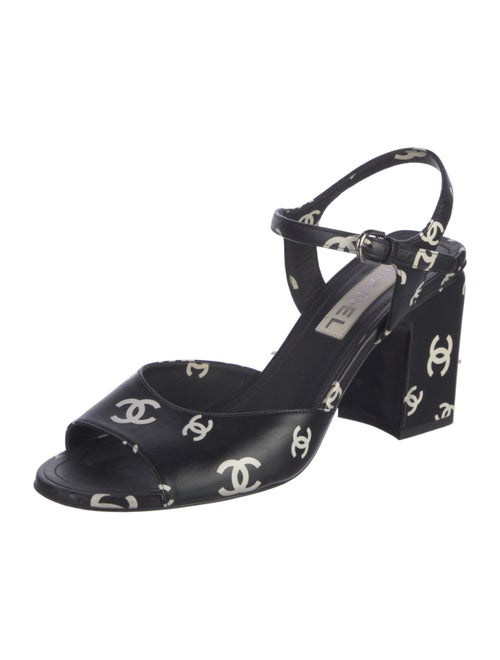 Chanel 2022 Interlocking CC Logo Sandals
