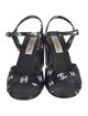 Chanel 2022 Interlocking CC Logo Sandals