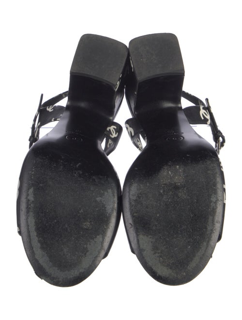 Chanel 2022 Interlocking CC Logo Sandals