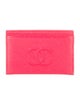 Chanel 2014 Interlocking CC Logo Card Holder