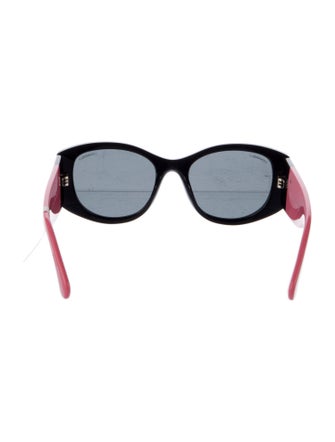 Chanel Interlocking CC Logo Oversize Sunglasses
