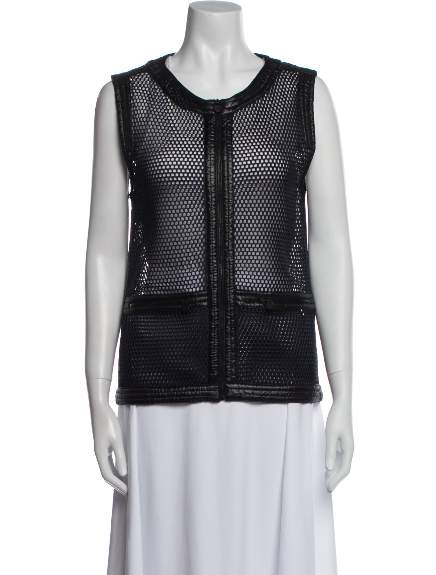 Chanel 2014 Polka Dot Print Vest