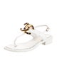 Chanel 2022 Interlocking CC Logo Slingback Sandals