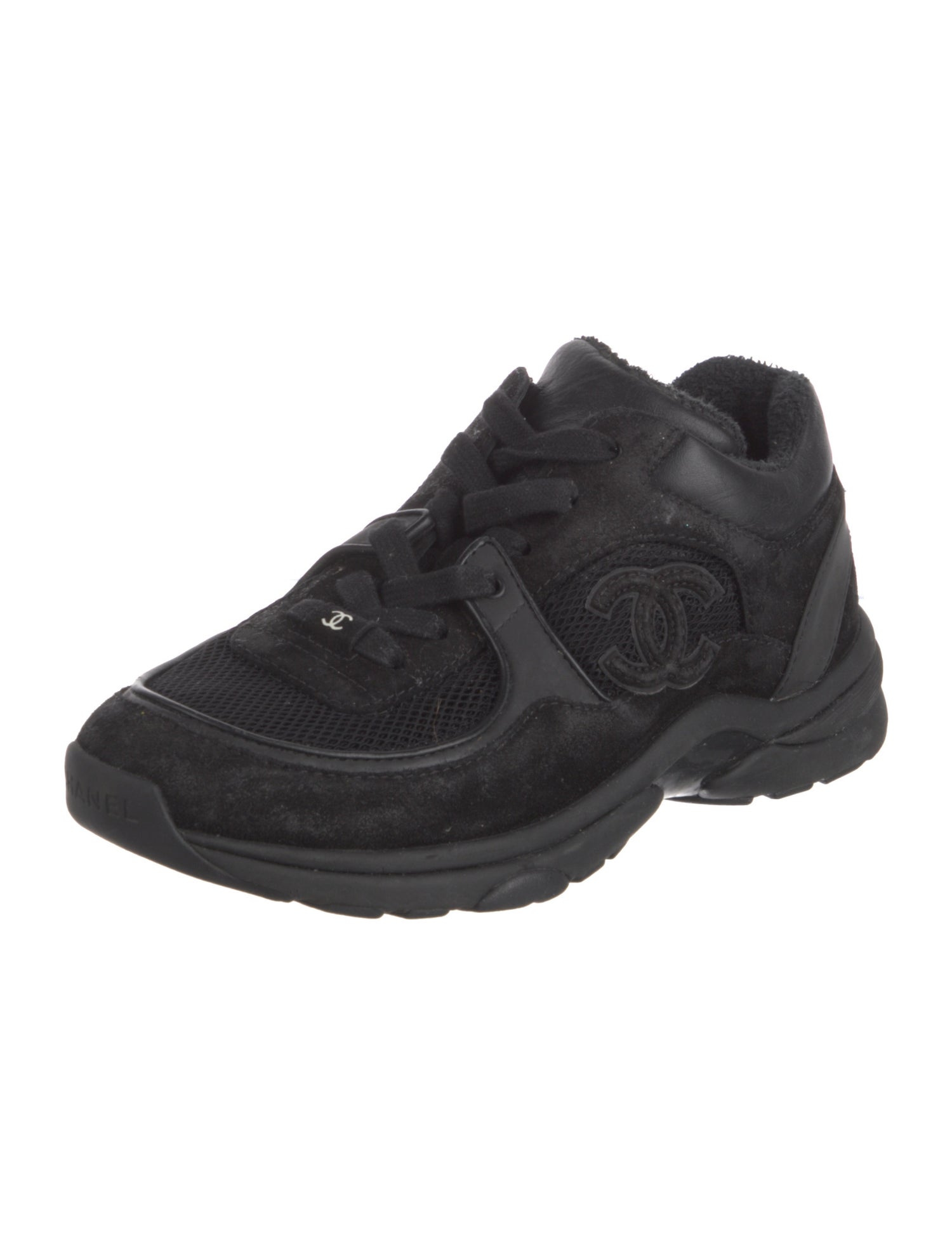 Chanel Interlocking CC Logo Mesh Sneakers