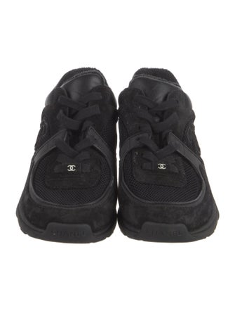 Chanel Interlocking CC Logo Mesh Sneakers