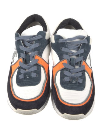 Chanel Interlocking CC Logo Nylon Sneakers