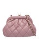 Chanel Quilted CC Kisslock Clutch w/ Chain