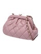 Chanel Quilted CC Kisslock Clutch w/ Chain