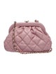 Chanel Quilted CC Kisslock Clutch w/ Chain