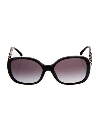 Chanel Interlocking CC Logo Oversize Sunglasses