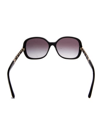 Chanel Interlocking CC Logo Oversize Sunglasses