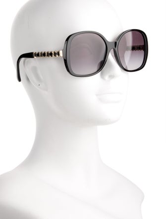 Chanel Interlocking CC Logo Oversize Sunglasses