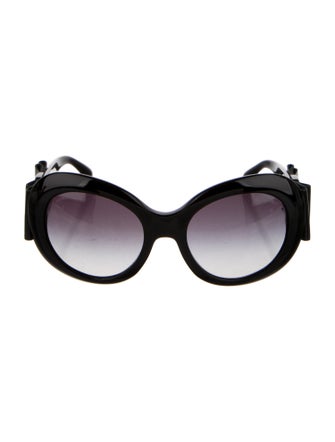 Chanel Interlocking CC Logo Oversize Sunglasses