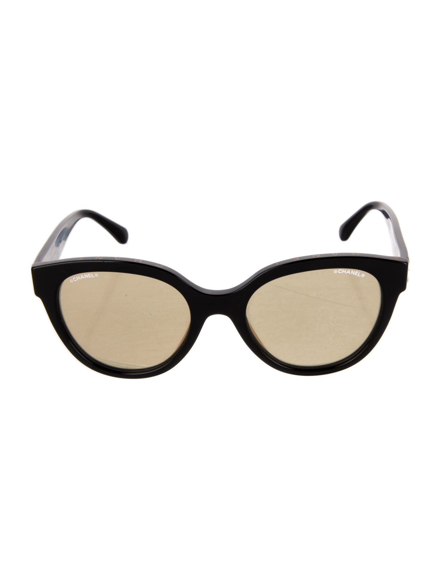 Chanel Interlocking CC Logo Round Sunglasses