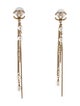Chanel Faux Pearl CC Drop Earrings
