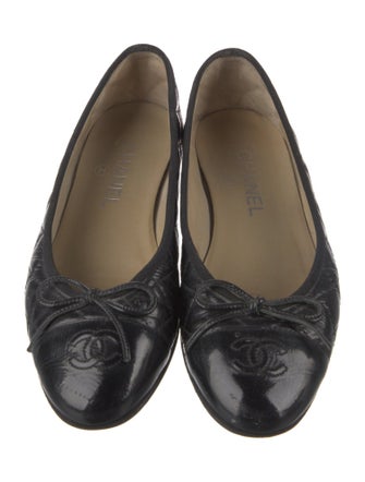 Chanel Patent Leather Ballet Flats