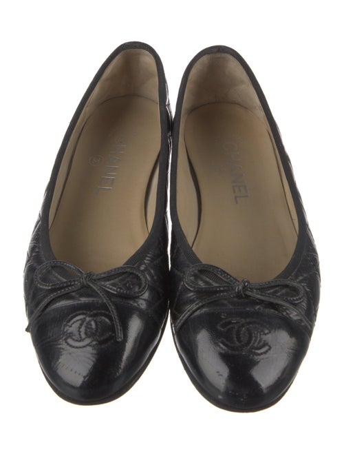 Chanel Patent Leather Ballet Flats