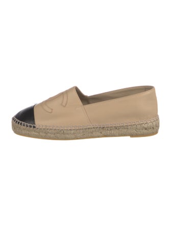 Chanel 2015 Interlocking CC Logo Espadrilles