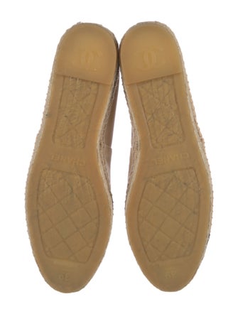 Chanel 2015 Interlocking CC Logo Espadrilles