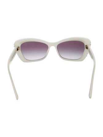 Chanel Interlocking CC Logo Cat-Eye Sunglasses